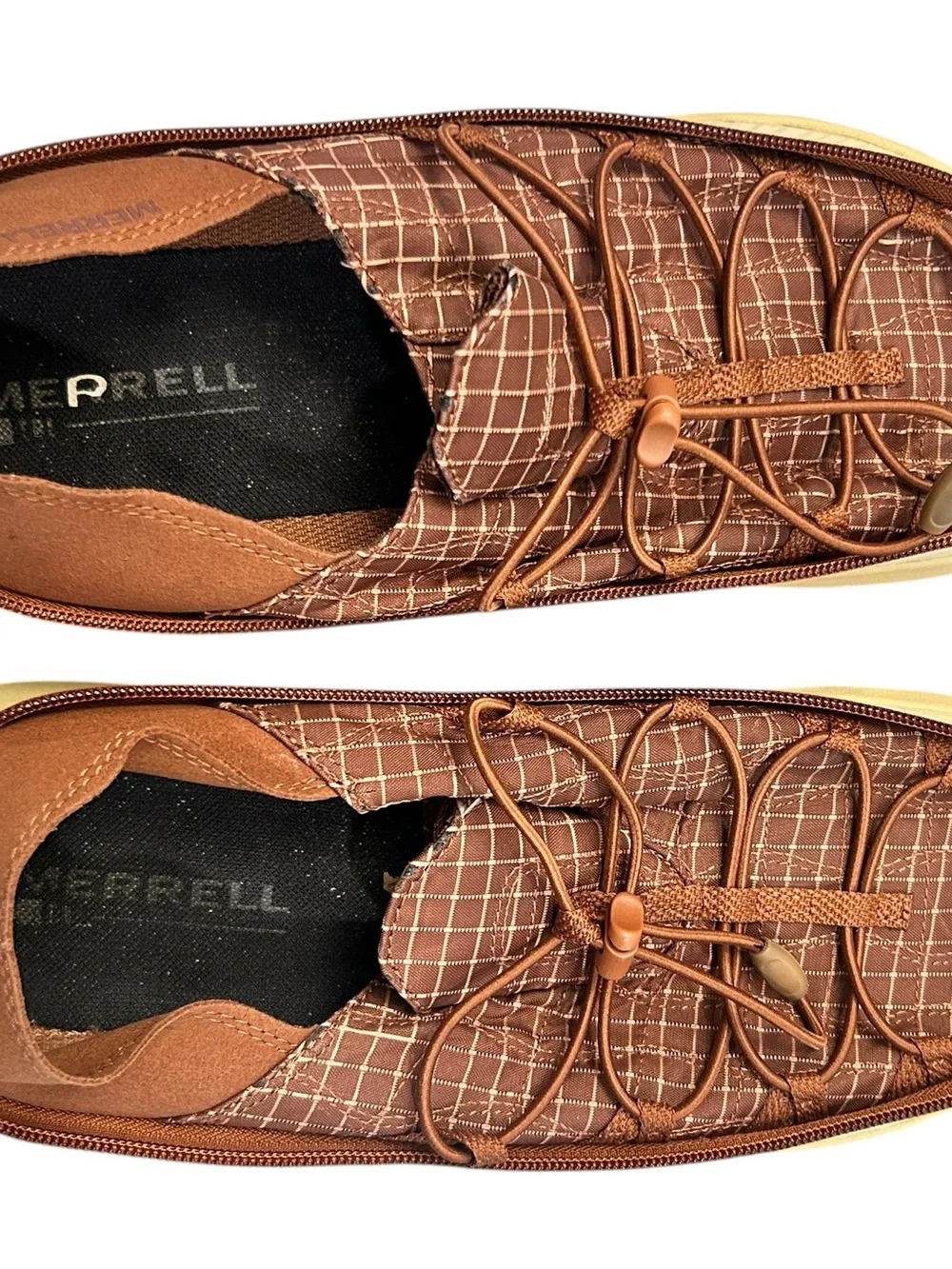Merrell 1TRL Hut Moc 2 Packable RS SE NWOT Zip Together Men’s Shoes 12 Brown